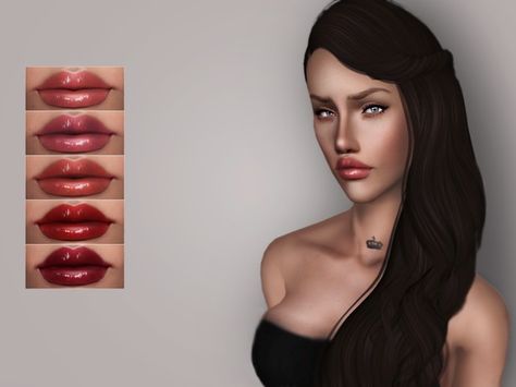 Bill Sims' Glossy Lipgloss Sims 3 Makeup, Glossy Lipgloss, Sims 3 Generations, Sims Fashion, Sims 2 Cc, Female Lips, Sims 3 Cc Finds, Sims 3 Mods, Sims 4 Traits