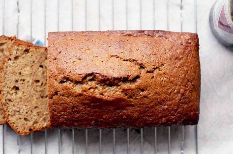 Applesauce Oatmeal Bread | King Arthur Baking: This bread is moist, full of flavor, and great for breakfast. Applesauce Oatmeal, Boiled Cider, Oatmeal Bread Recipe, King Arthur Flour Recipes, Whole Wheat Banana Bread, Date Nut Bread, Dairy Free Baking, Oatmeal Bread, King Arthur Baking