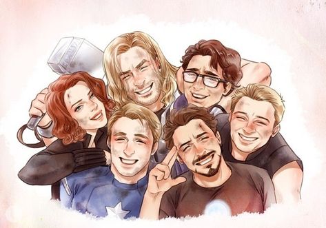 America Drawing, Wallpaper Avengers, Avengers Fan Art, Наташа Romanoff, Film Marvel, Marvel Fanart, Drunk Texts, Avengers Cast, Marvel Drawings