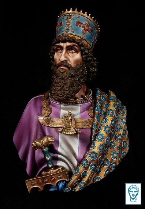 History of The Persian King Xerxes (486–465 b.c.e.) | About History Ancient Persian King, Persian King, Ancient Persian Art, Persian Tattoo, King Of Persia, Metal Figures, Persian Warrior, Persian People, Cyrus The Great