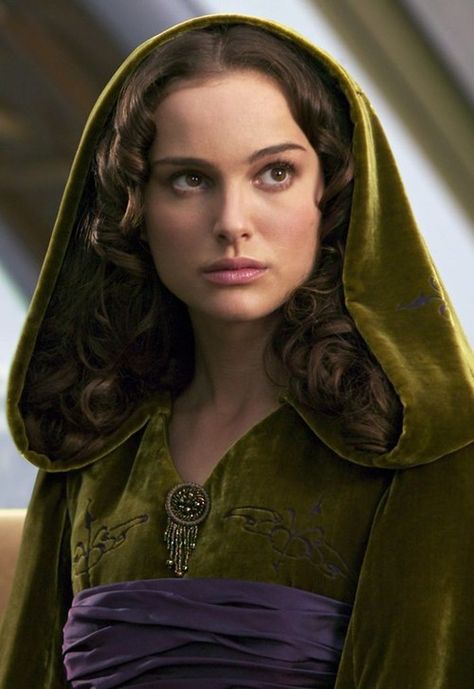 Natalie Portman A Woman, Star Wars, Purple, Green