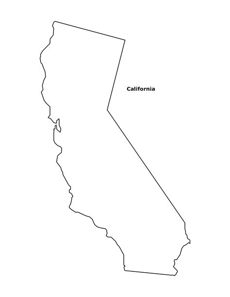 cali California State Outline, Outline Ideas, California Outline, World Map Outline, Embroidery Digitizing Software, Map Of California, Shopping List Template, Free Coloring Pages For Kids, Map Outline