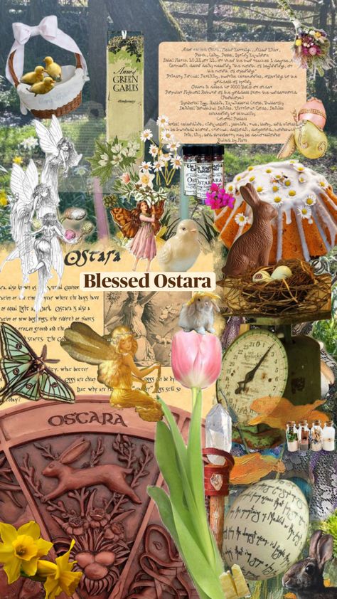 #blessedostara #ostara #witchy #witch #witchcraft #easter #sabbath #wheeloftheyear #spring Witchy Spring, Witch, Easter