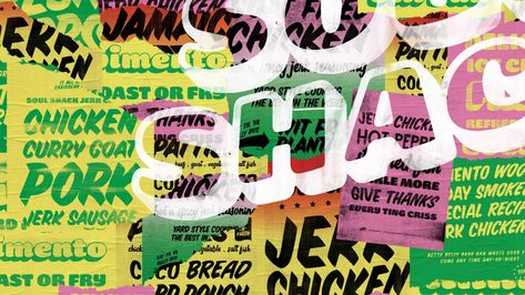 Soul Shack Jerk Sauces on Packaging of the World - Creative Package Design Gallery Food Visual Identity, Street Food Branding, Jamaican Design, Chef Tim, Jamaican Restaurant, Street Food Design, Jamaican Cuisine, Jamaican Culture, Food Branding