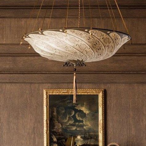 Fortuny on Instagram: "A timeless sculpture, decorated with Ottoman motifs and with a shape that recalls that of the sun. The Scudo Saraceno lamp is a precious detail that enriches every room. . . . #Fortuny #Fortunylamps #lighting #hiddenvenice #lightingdesign #lightdesign #lightinginspiration #lightingdecor #luxurylighting #decorativelighting #lightdecor #luxurylamps #classicinteriors #elegantinteriors #venezia #venice #orientaldesign #luxuryinterior #interiodecor #interiordesign #interiorinspiration #interiorstyling #bestofinterior #interiordesigninspiration #dreaminteriors" Fortuny Lamp, Luxury Lamps, Elegant Interiors, Luxury Lighting, Lighting Inspiration, May 20, Interior Design Inspiration, Luxury Interior, Light Decorations