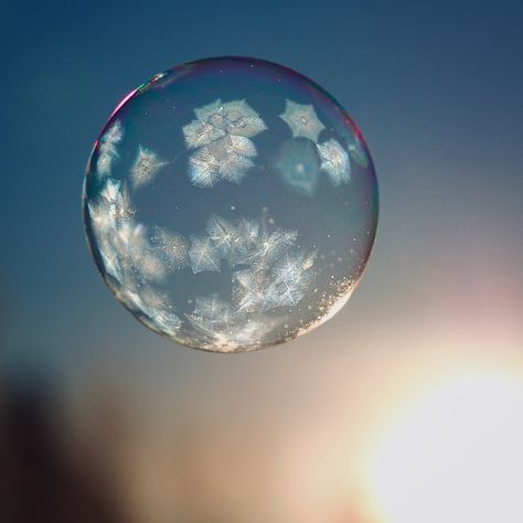 Frozen Bubble, Ice Bubble, Frozen Bubbles, Bubbles Photography, Snow Crystal, Soap Bubbles, Up North, Drawing Inspo, Favorite Hobby