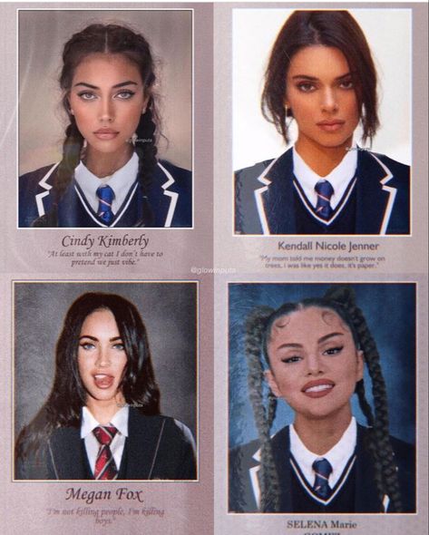 Yearbook photos kylie jenner aesthetic badass energy queen Yearbook Photoshoot, Look Kylie Jenner, Yearbook Photos, 사진 촬영 포즈, Cindy Kimberly, Summer Wedding Outfit Guest, Wedding Guest Outfit Summer, School Photos, Megan Fox