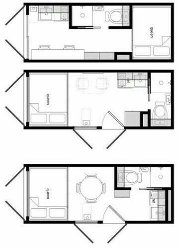 Container Van House, Tiny Container House, Container Conversions, Shipping Container Home Designs, 20ft Container, Shipping Container House Plans, Container Buildings, Building A Container Home, Container Architecture