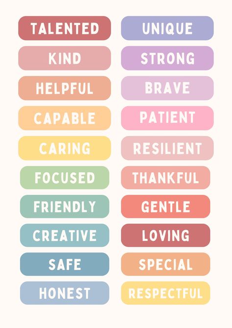 Decorate you class with the characteristics you want to see in your students. let these act as their motivation, and as reminders in which way they should conduct themselves. Emotions Preschool, Shapes Poster, Kids Feelings, ملصق ديني, Preschool Activities Toddler, Flashcards For Kids, Affirmations For Kids, Shape Posters, Chore Chart Kids