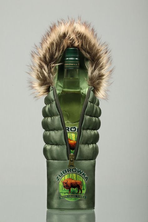 Zubrowka (well wrapped up for winter)  #vodka Zubrowka Vodka, Polish Vodka, Cocktail Mixology, Gdansk Poland, Polish Food, Vodka Drinks, Flavored Vodka, Polish Recipes, Bottle Packaging