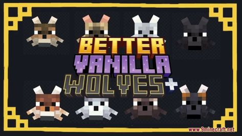 Better Vanilla Wolves Resource Pack (1.21.1, 1.20.1) – Texture Pack - Minecraft Official Website Minecraft Dog Texture Pack, Minecraft Texture Pack, New Minecraft Wolves, Minecraft Gui Texture Pack, Minecraft Resource Packs 1.19, Minecraft Christmas, Cool Minecraft, Texture Packs, Christmas Crafts For Kids