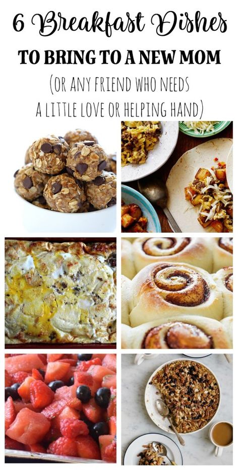 Six Breakfast Dishes to Bring to a New Mom Meal Train, Mom Breakfast, Baby Breakfast, Meal Train Recipes, Breakfast Prep, Quick Breakfast Recipes, Freezer Breakfast, Get Out Of Bed, One Friend