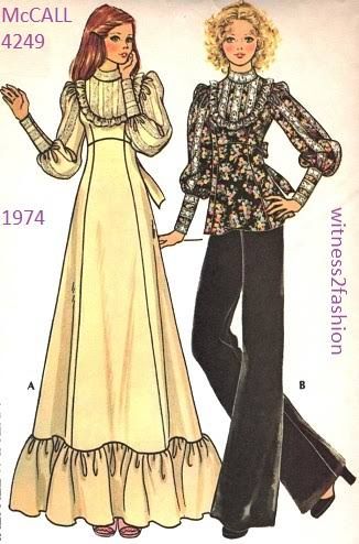 https://encrypted-tbn0.gstatic.com/images?q=tbn:ANd9GcQKukF1cYuV7gUsycuiM6B663BqXYZNAlmpqg&usqp=CAU Wedding Dress Top, Prairie Fashion, 70s Wedding Dress, Vintage Clothes Patterns, 70s Wedding, Butterick Patterns Vintage, Quilt Embroidery, Patron Vintage, Pants Sewing