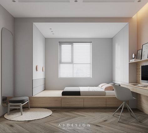 Tatami Bedroom Design, Small Bedroom Interior, Small Room Design Bedroom, 아파트 인테리어, Small Room Design, Minimalist Room, Room Design Bedroom, Home Room Design, Apartment Interior