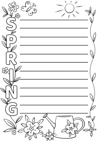 Spring Acrostic Poems For Kids, Acrostic Design Ideas, Acrostic Poem Design Ideas, Acrostic Poem For Kids, Spring Writing Paper, Kite Template, Acrostic Poem Template, Poetry Templates, Spring Poetry