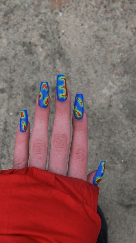 Tame Impala Nails, Nails Biab, Thermal Nails, Holiday Nail Designs, Inspired Nails, Leopard Nails, Tame Impala, Nails Manicure, Gel Nail Designs