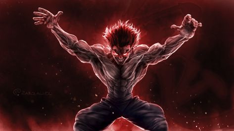 Yujiro Hanma Wallpaper, Baki Wallpaper, Baki Aesthetic, Yujiro Hanma, Martial Arts Manga, One Punch Anime, Wallpapers Ipad, Cartoon Video Games, Back Wallpaper