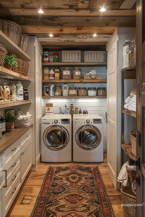 Walk-in Pantry and Laundry Room Combo: Space Optimization Ideas - Puqqu Pantry And Laundry Room Combo, Pantry Laundry Room Combo, Rooms Makeover, Creative Kitchen Design, Laundry Room Combo, Laundry Combo, Laundry/mudroom Ideas, Room Organizers, Laundry Renovation