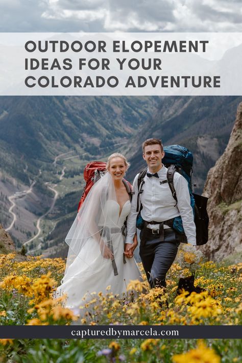 Unique elopement idea to make your elopement adventure more meaningful. From a hiking adventure on your elopement to kayaking on your big day, the possibilities for elopement activities are truly endless. This blog covers traditional and nontraditional activities! Couple Shots, Outdoor Elopement, Colorado Adventures, Marriage License, Colorado Elopement, Ceremony Location, Outdoor Adventure, Dream Big, Big Day