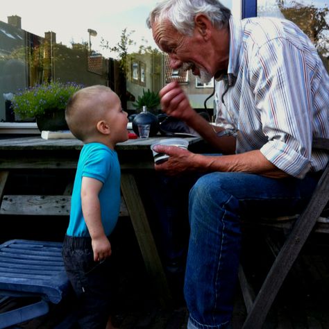 Grandpa and grandson eating raspberries... Grandpa And Grandson, Old Fat, Chestnut Springs, Native Gardens, Photography Assignments, Native Garden, Growing Old, Stop Motion, Chestnut