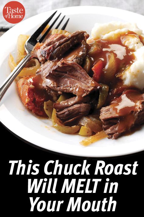 Beef Chuck Steak Recipes, Beef Chuck Steak, Roast Instapot, Chuck Roast Crock Pot Recipes, Chuck Steak Recipes, Beef Chuck Steaks, Crockpot Roast Recipes, Chuck Roast Recipes, Chuck Steak