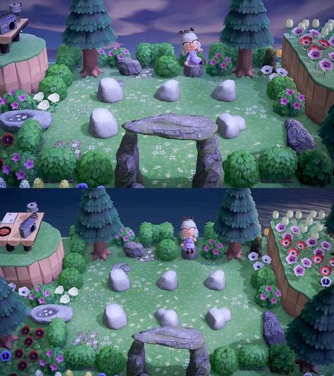 Animal Crossing Rock Garden, How To Make Rocks, Zen Rock Garden, Ac New Leaf, Rock Garden Design, Animal Crossing Wild World, Garden Animals, New Animal Crossing, Better Homes And Garden