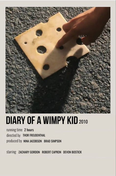 Diary Of A Wimpy Kid Movie Poster, Dairy Of A Wimpy Kid Greg, Diary Of A Wimpy Kid Poster, Diary Of A Wimpy Kid Aesthetic, Kids Movie Poster, Wimpy Kid Movie, Polaroid Movie Poster, Good Animated Movies, Movie Collage