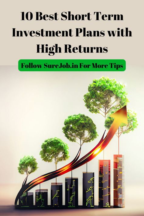 short term investment plans, short term inverstment ideas for high returns Investment Plan, Investment Tips, Top 10 List, Investment Banking, Nice Shorts, Financial Goals, Money Management, Personal Finance, Investment