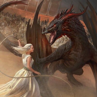 ArtStation - Dragon Rider II, Antonio J. Manzanedo Daenerys Targaryen Book, Daenerys Targaryen Art, Game Of Thrones Artwork, Game Of Thrones Dragons, Got Dragons, Targaryen Art, Asoiaf Art, Gra O Tron, Game Of Thrones Art