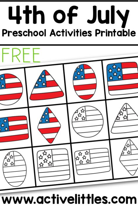 Preschool July Activities, Fourth Of July Writing Activities Preschool, Patriotic Toddler Activities, Patriotic Math Activities For Preschool, Usa Math Activities Preschool, 4th Of July Prek Activities, Usa Preschool Activities, Fourth Of July Preschool Crafts, 4th Of July Activities For Toddlers