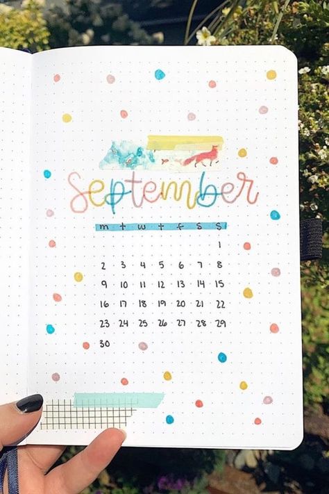 45+ Best bullet journal monthly cover ideas for September #monthlycover #bulletjournalideas Monthly Cover Ideas, Bullet Journal September, Bullet Journal Month, Bullet Journal Cover Ideas, Bullet Journal Notes, Bullet Journal Paper, Bullet Planner, Bullet Journal Mood, Bullet Journal Aesthetic