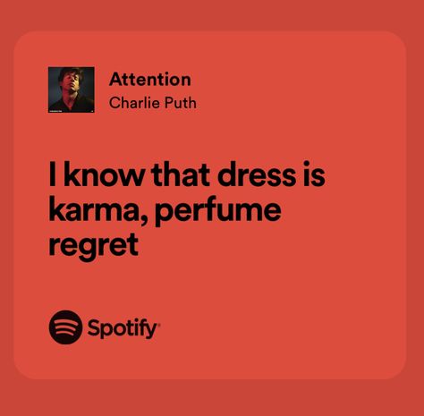 Attention Charlie Puth Spotify, Attention Lyrics Charlie Puth, Charlie Puth Song Lyrics, Attention Lyrics, Charlie Puth Lyrics, Attention Charlie Puth, Friends Pfp, Picture Song, Biker Aesthetic