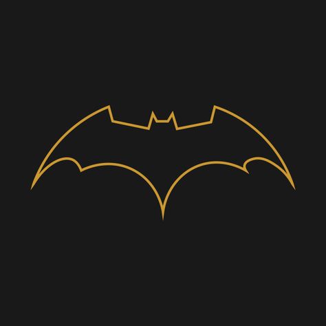 Rebirth Batman Alternative Design - Batman - T-Shirt | TeePublic Batman App Icons, Batfam Wallpaper, Rebirth Batman, Hawkeye Bow, Batman Logos, Batman Decals, Superheroes Wallpaper, Batman Wallpaper Iphone, Superhero Symbols