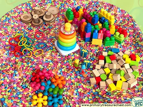 Birthday Themed Construction Multi-sensory Tuff Tray Ideas and Activities Tuff Tray Ideas, Construction Activity, Tuff Spot, Eyfs Activities, Multi Sensory, Construction Activities, Tuff Tray, Tray Ideas, Teaching Activities