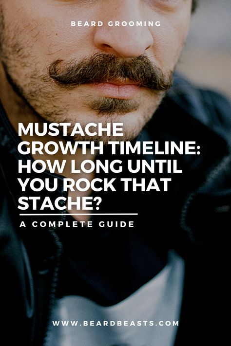 Ever wondered how long it truly takes to grow a full mustache? Dive into our comprehensive guide to understand the stages of mustache growth and tips for a thicker, fuller look. Perfect for beard enthusiasts and grooming beginners! #MustacheGrowth #BeardJourney #GroomingTips How To Grow Mustache, Long Hair Mustache, Long Mustache, Mustache Grooming, Big Moustache, Growing A Mustache, Grooming Hacks, Well Groomed Beard, Facial Hair Growth