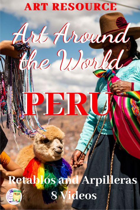 Peru Art Projects For Kids, Peru Crafts, Peruvian Crafts, Travel To Peru, Peru Art, Art Around The World, Rediscover Yourself, Trip To Peru, Art Unit