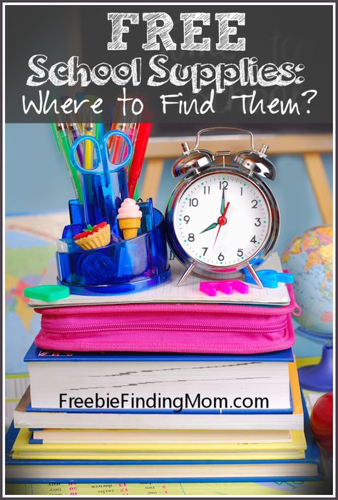 Free School Supplies: Where to Find Them Free School Supplies, School Supplies Highschool, School Supplies For Teachers, College Diy, Cake Mini, College School Supplies, School Supplies Organization, School Supplies List, Diy School Supplies