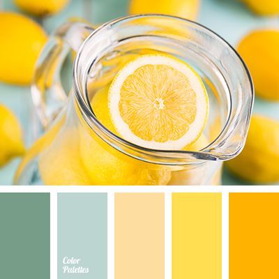 Lemonade, Color Palette, Summer, Spring, Yellow, Green, Orange In Color Balance, Color Palette Ideas, Wall Living Room, Warm Palette, Palette Ideas, Color Palette Design, Color Harmony, Color Balance, Living Room Bathroom