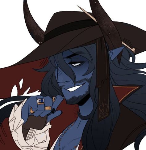 Cowboy Dnd Art, Dnd Cowboy Character Art, Tiefling Cowboy, Elf Cowboy, Cowboy Character Design, Cowboy Character, Dnd Tiefling, Weird West, Dnd Ideas