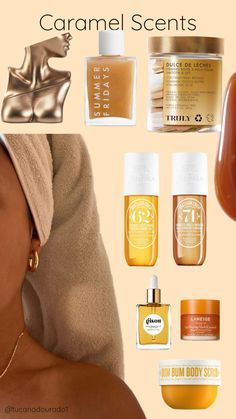 Check out luvedbycora's Shuffles Continuing this series!! Caramel Skin, Serious Skin Care, Fragrances Perfume Woman, Vanilla Perfume, Bath And Body Works Perfume, Shower Skin Care, Pretty Skin Care, Perfume Scents, Pretty Skin