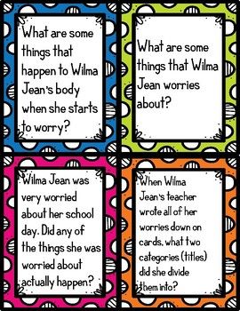 Wilma Jean The Worry Machine Activities, Classroom Board, Book Companion, Meaningful Conversations, Literacy Skills, Social Emotional Learning, Social Emotional, Classroom Organization, Teacher Store