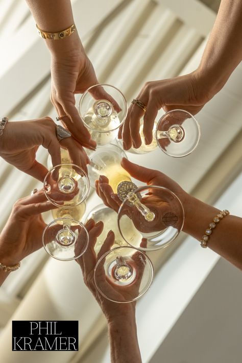 champagne toast captured from below glass stems Bride Shower Photoshoot, Bridal Shower Photography Poses, Bridal Shower Photo Ideas, Bridal Shower Poses Photo Ideas, Bridal Shower Poses, Bridal Shower Photoshoot, Toast Photography, Motherhood Shoot, Bachelorette Photoshoot