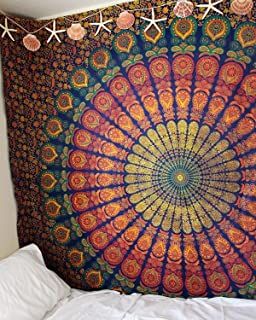 Waterfall Incense Burner, Waterfall Incense, Retro Bedrooms, Mandala Tapestries Wall Hangings, Mandala Wall Hanging, Indian Mandala, Beach Throw, Mandala Tapestry, Tapestry Wall