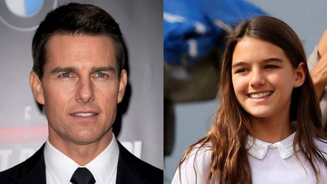 Tom Cruise Daughter, Tom Cruise And Suri, Birthday In New York, Sweet Birthday Messages, Suri Cruise, African Print Maxi Skirt, Missing Her, Family Cruise, Hollywood Life