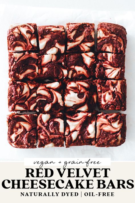 Vegan Red Velvet Brownies, Vegan Cheesecake Brownies, Vegan Red Velvet, Vegan Red Velvet Cheesecake, Red Velvet Cheesecake Brownies, Healthy Holiday Treats, Dairy Free Cheesecake, Dairy Free Cream Cheese, Red Velvet Cheesecake