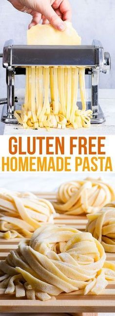 Homemade Gluten Free Pasta, Pasta Casera, Gluten Free Lunch, Homemade Gluten Free, Pasta Dough, Gluten Free Dairy Free Recipes, Gluten Free Dinner, Gluten Free Eating, No Dairy Recipes