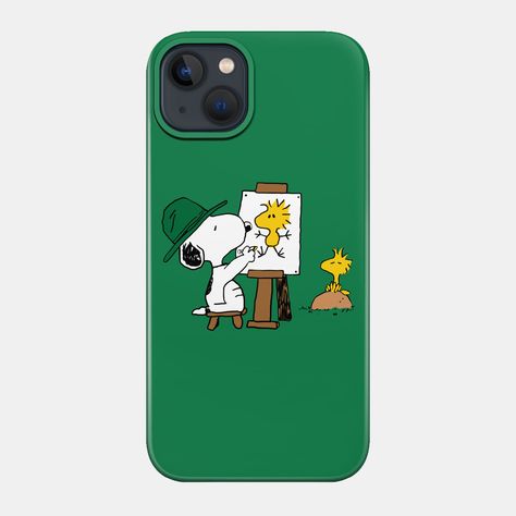 Snoopy Phone Case, Snoopy Painting, Snoopy Merchandise, Woodstock Snoopy, Happy Vibes, Woodstock, Case Iphone, Christmas List, Phone Case Design