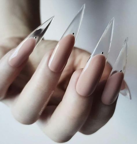 https://www.pinterest.nz/pin/664421751252582003/ Stiletto Nail Art, Gothic Nails, Stiletto Nails Designs, Instagram Nails, Popular Nails, Beautiful Nail Designs, Minimalist Nails, Nail Shapes, Long Acrylic Nails