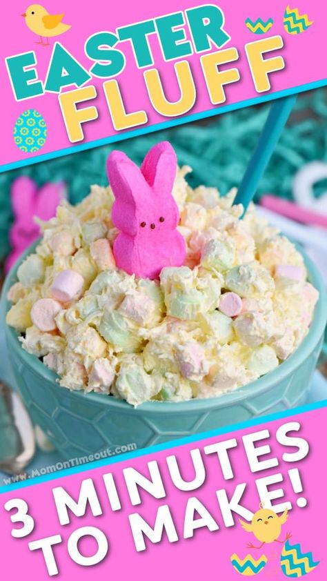 Easter Fluff, Easter Potluck, Easter Salad, Easter Deserts, Easter Fruit, Easy Easter Recipes, Easter Side Dishes, Easy Easter Desserts, Easter Dishes