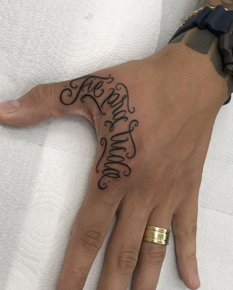 Roman Numeral Hand Tattoo, Name Hand Tattoos, Rifa Online, Side Hand Tattoos, Phrase Tattoos, Hand Tats, Fire Tattoo, Tattoos For Black Skin, Tutorials Drawing